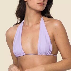 Khassani Swimwear Sweetie Top in Lavender